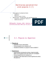 0 - Estimarea Statistica