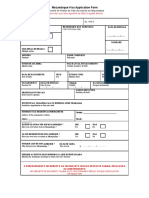 Visa - Application - Form Mozambique