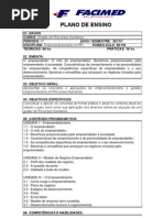 Plano de Ensino - Rh - Empreendedorismo