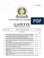 Eac Gazette No. 12 of 17th Sept, 2018