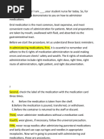 5 R's of Medication Administration | PDF