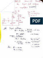 CT PART-B OX2-20 Small Signal Amplifier Analysis