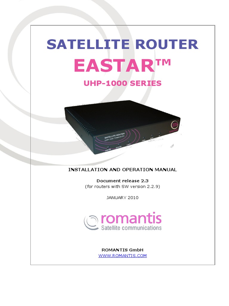 Satellite Router Eastar | PDF | Computer Network | Multiplexing