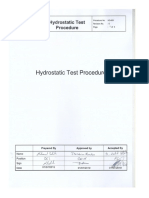 Hydros Test Procedure