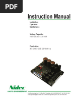 Instruction Manual: Installation Operation Maintenance Voltage Regulator