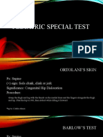 Pediatric Special Test
