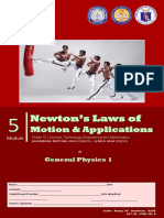 Module 5 Newtons Laws of Motion and Applications - Gen Phy 1