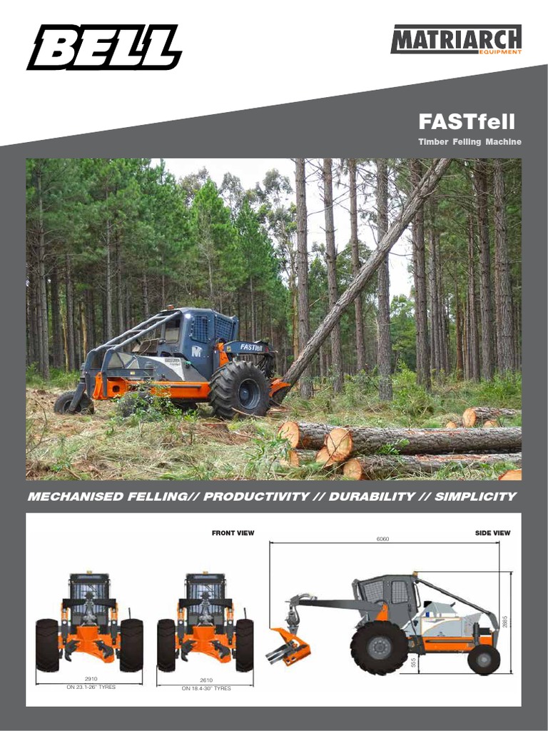 FASTfell Timber Felling Machine Specs | PDF | Manufactured Goods ...