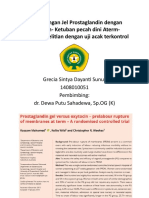 Perbandingan Jel Prostaglandin Dengan Oksitosin - Ketuban Pecah Dini