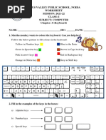 Computer Worksheet For Class 4 | PDF | Operating System Technology ...