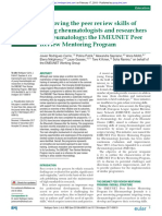 Improving The Peer Review Skills of Young Rheumato