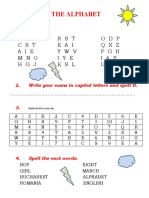 The Alphabet Classroom Posters Flashcards Picture Description e 47255