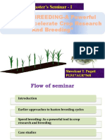 SPEED BREEDING: A Powerful Tool To Accelerate Crop Research And Breeding