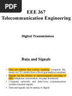 EEE 367 Telecommunication Engineering: Digital Transmission