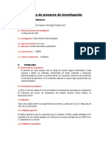 Esquema de Proyecto de Investigación