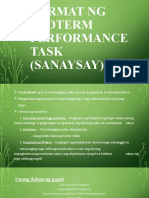Format NG Midterm Performance Task Sanaysay