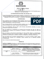 Resolucion 2098 Colombia Registraduria Del 12 de Marzo Del 2021
