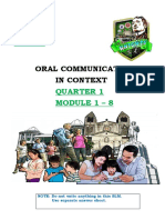 English11 q1 Module 1 8 Oral Communication in Context v1 Revised