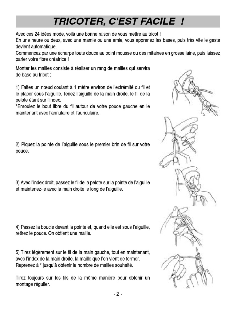 Apprendre le crochet : Explications point de base - La Malle aux