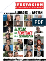 Personalidades Que Apoyan Blindar Las Pensiones