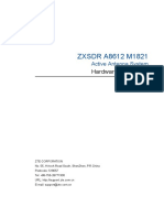ZXSDR A8612 (V1.0) Hardware Installation