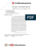 Concordância nominal em exercícios de fixação