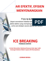 SLIDE PPT DAN ICE BREAKING - BELAJAR EFEKTIF