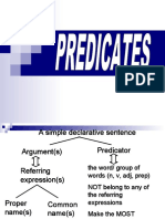 Unit 6 - PREDICATES