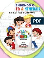 1. LETRAS E NÚMEROS CURSIVOS