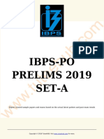 Ibps Po Prelims 2019 Set A