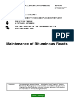 DMRB hd3194 Maintenance of Bituminous Roads