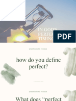 Presentation No. 5 - in God's Perfect Timing