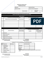 Performance Review Form - Probationary Period: (Section 1) To Be Filled at Start and During Probationary Period