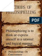 Methods of Philosophizing