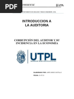 Corrupcion en la auditoria y su incidencia en la economia