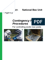 Contingency Planning Procedures: National Bee Unit