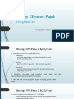 Strategi Perencanaan PPH Lanjutan