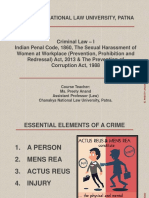 Essential Elements of A Crime