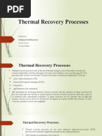 Thermal Recovery Processes