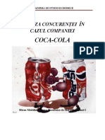 Analiza Concurenței În Cazul Companiei Coca