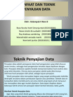 MANFAAT DAN TEKNIK PENYAJIAN DATA