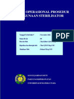 SOP LAB Penggunaan Sterilisator