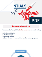 Academic Writing Essentials _Revision_ WORK DONE IN CLASS (1)