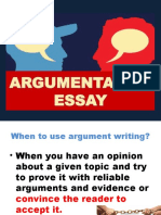 Argumentative Essay