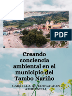 Cartilla de Educacion Ambiental Tambo, Nariño