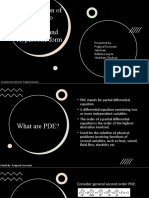 Classification of PDE Into Elliptic, Parabolic and