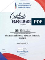 DICT LMS Certificate Digital Footprint