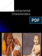 Developmental Characteristics