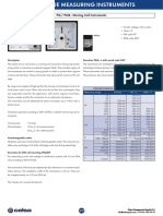 PQ / PAQ - Moving Coil Instruments: Measuring Range PQ35p PQ ..N PAQ ... N