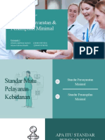 Standar Persyaratan & Penampilan Minimal